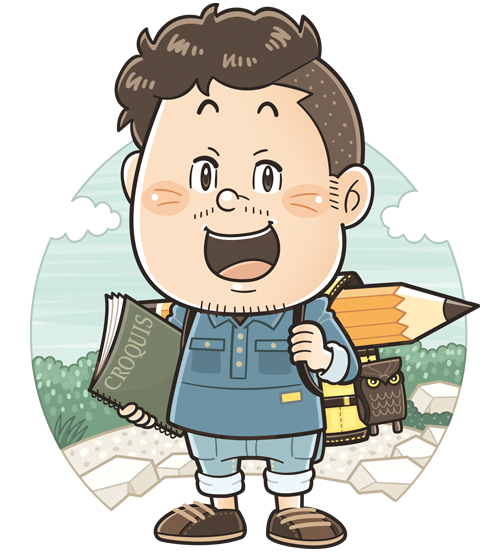 京都イラストレーターいわたまさよし